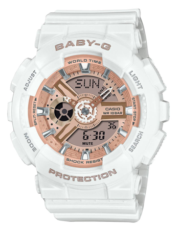 BA-110X-7A1ER, Casio Baby-G BA-110X-7A1ER Anadigi Dame m/rem