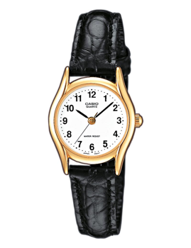LTP-1154PQ-7BEG, Casio Timeless LTP-1154PQ-7BEG Quartz Dame m/lænke