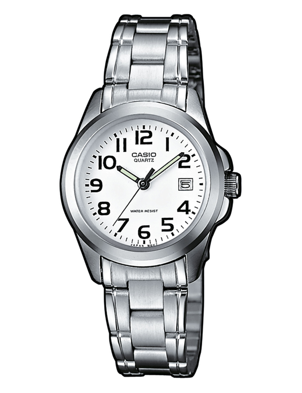 LTP-1259PD-7BEG, Casio Collection LTP-1259PD-7BEG Quartz Dame m/lænke