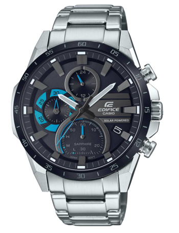 Edifice Stål Quartz Herre ur fra Casio, EFS-S620DB-1BVUEF