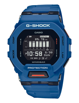 G-Shock Blå resinplast Digitalt Herre ur fra Casio, GBD-200-2ER