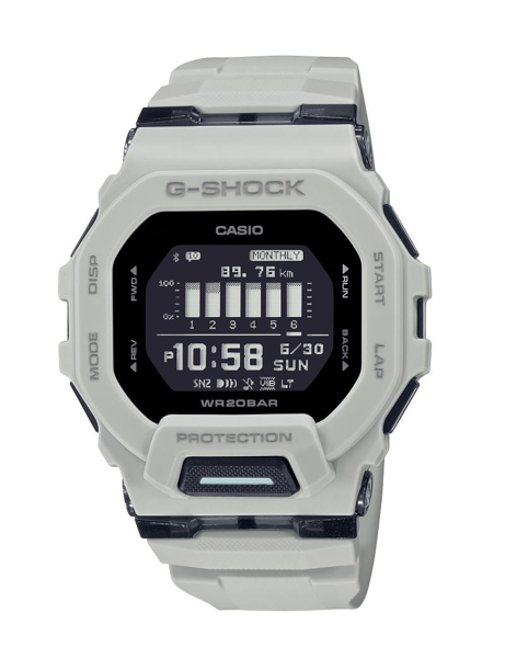 G-Shock Hvidt resinplast Quartz Herre ur fra Casio, GBD-200UU-9ER