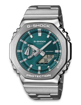 GM-2110D-3A1ER, Casio G-Shock GM-2110D-3A1ER Anadigi Herre m/lænke