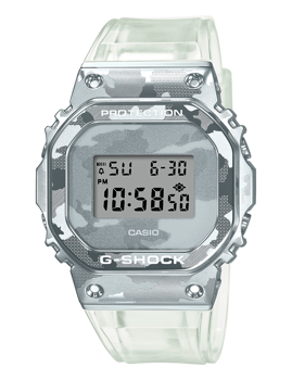 G-Shock Sølv resinplast Digital Herre ur fra Casio, GM-5600SCM-1ER