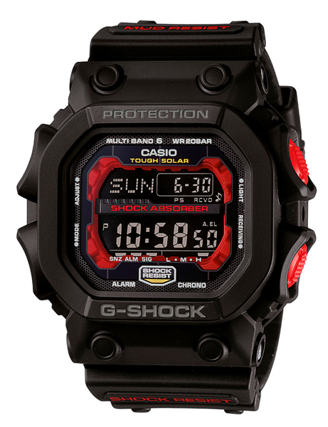 G-Shock Sort resinplast Digitalt Herre ur fra Casio, GXW-56-1AER