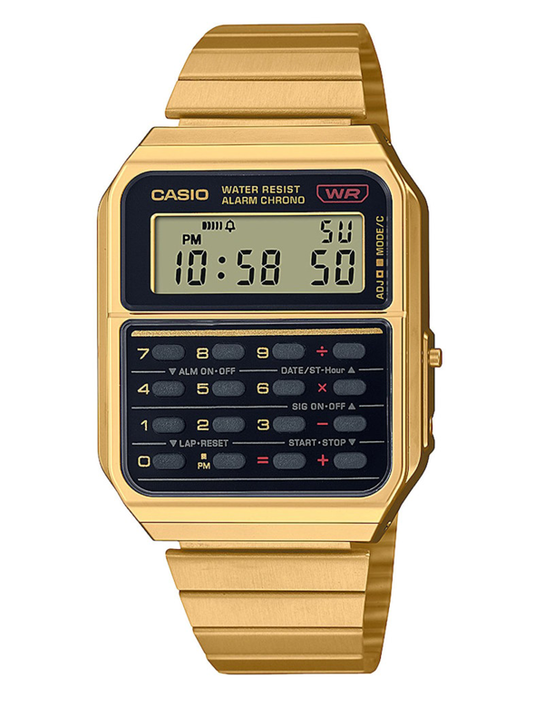 CA-500WEG-1AEF, Casio Vintage CA-500WEG-1AEF Digital Herre m/lænke