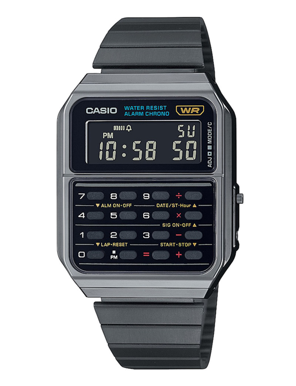 CA-500WEGG-1BEF, Casio Vintage CA-500WEGG-1BEF Digital Herre m/lænke