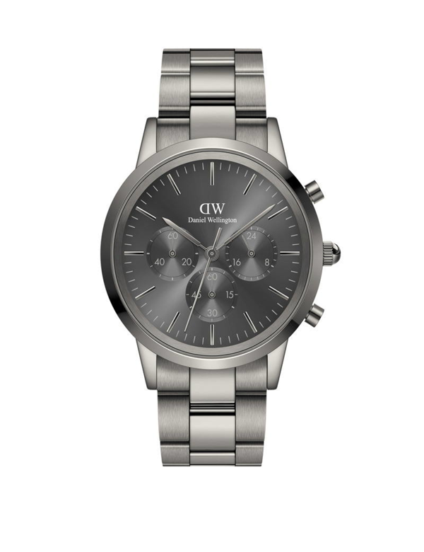 ADW00100643, Daniel Wellington Iconic Chronograph Quartz Herre m/lænke