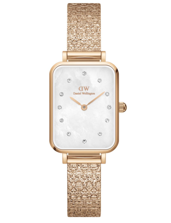 ADW00100578, Daniel Wellington Quadro Lumine Quartz Dame m/lænke