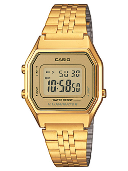  Casio Classic Unisex forgyldt med forgyldt urskive