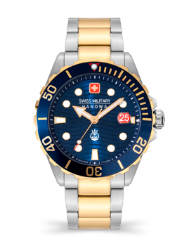Offshore Rustfri Stål og forgyldt stål quartz  herre ur fra Swiss Military Hanowa, SMWGH2200360