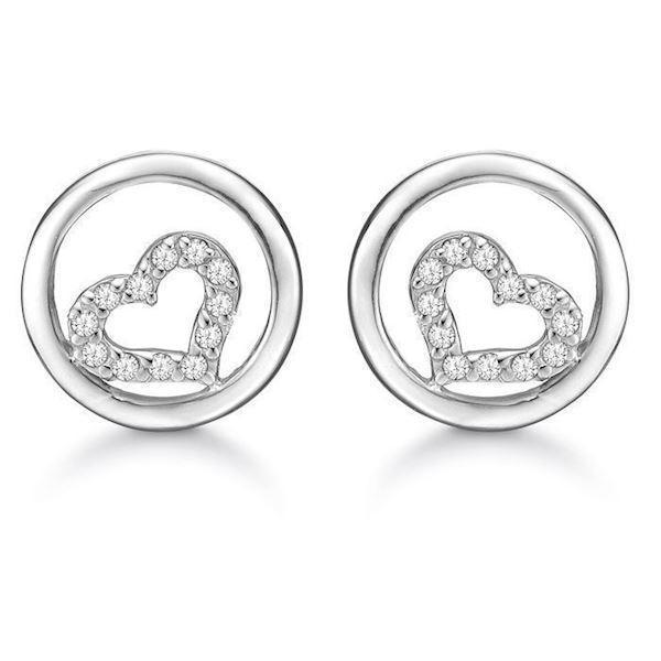 Image of Støvring Design sterling sølv øreringe, Ice med blank overflade, model 10223571