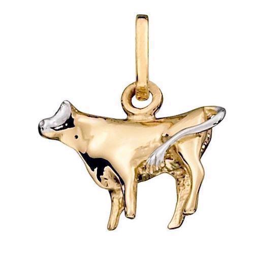 Image of Støvring Design 8 kt guld vedhæng, stjernetegn med blank overflade, model 64166202