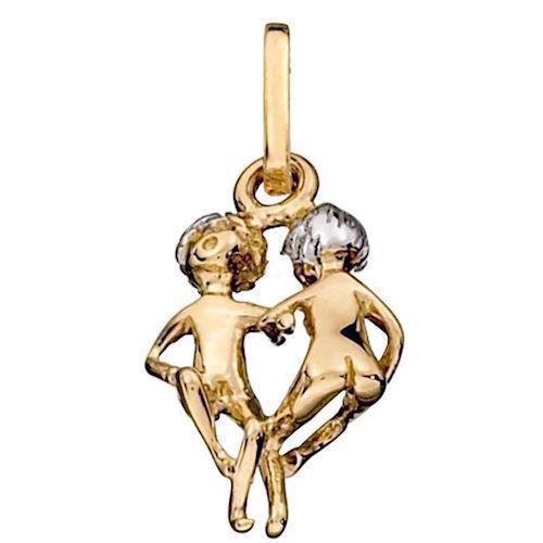 Image of Støvring Design 8 kt guld vedhæng, stjernetegn med blank overflade, model 64166203