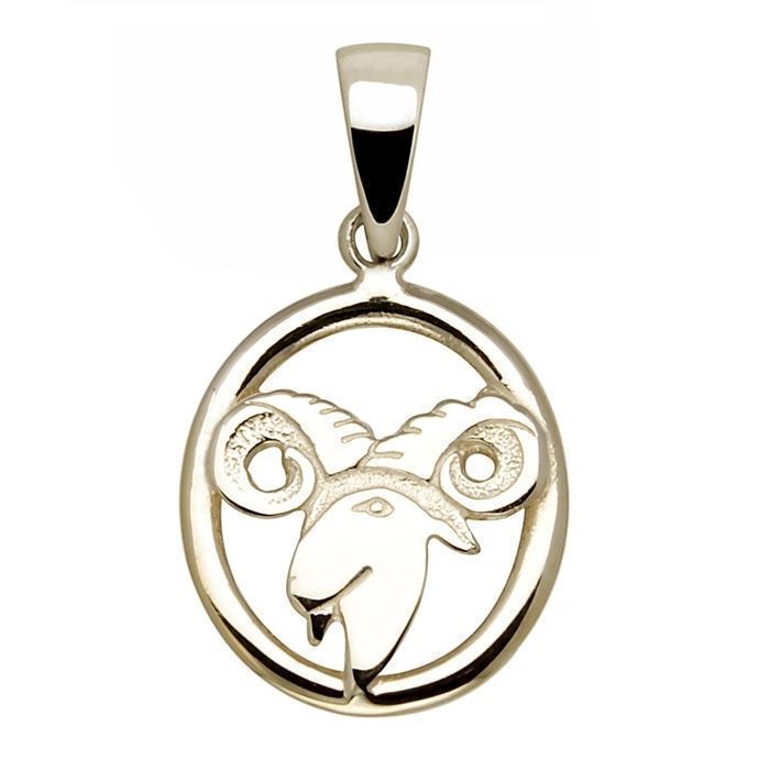 Image of Støvring Design 8 kt guld vedhæng, stjernetegn med blank overflade, model 64201