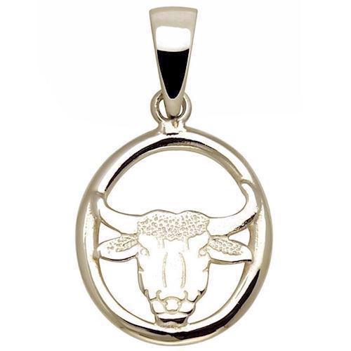 Image of Støvring Design 8 kt guld vedhæng, stjernetegn med blank overflade, model 64202