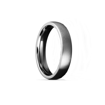 Titanium Vielsesringe, matpoleret overflade, 5 mm bred - ENKELT