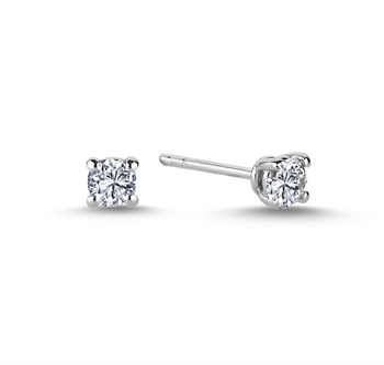 14 kt hvidguld The One ørestikkere med i alt 0,36 ct Diamant Wesselton SI