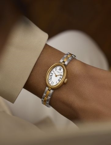 Timex damklocka på handleden